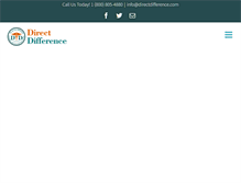 Tablet Screenshot of directdifference.com